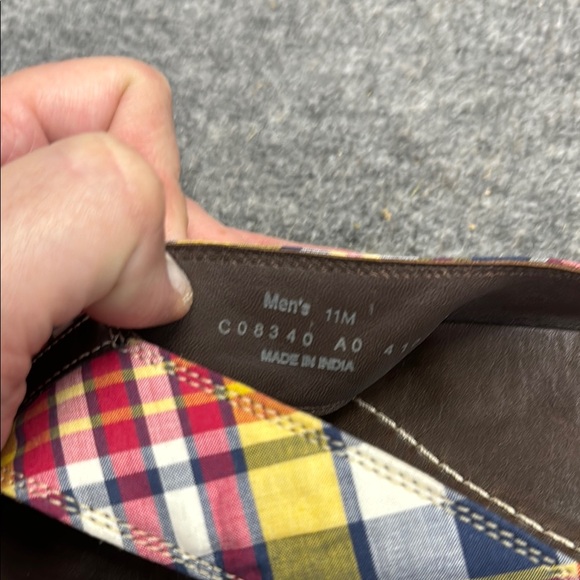 Cole Haan Multicolor Plaid Flip Flops - Picture 3 of 6